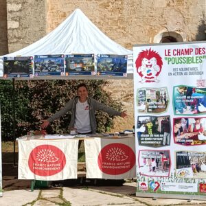 Stand FNE Occitanie Pyrénées sur le service civique