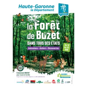 Affiche de l'événement "La forêt de Buzet dans tous ses états" de juin 2026