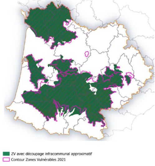 Révision des zones vulnérables nitrates Adour Garonne