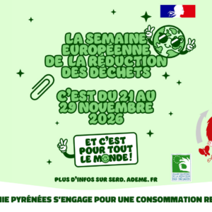FNE Occitanie Pyrénées s'engage lors de la Semaine Européenne de Réduction des Déchets du 21 au 29 novembre 2026