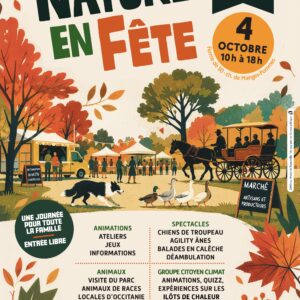 Affiche de "Nature En Fête" sur Ramonville Saint Agne, le dimanche 4 octobre 2026 de 10h à 18h