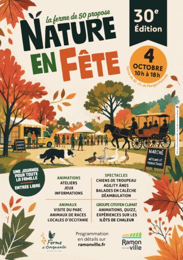 Affiche de l'événement "Nature En Fête" du 4 octobre 2026