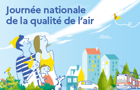 Visuel de la Journée Nationale de la Qualité de l'Air 2026 (avec texte)